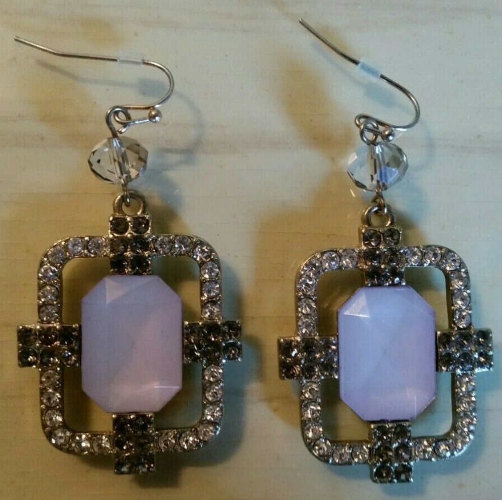 INC Crystal Statement Earrings
